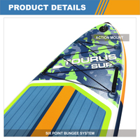 Nouvel accessoire de planche à pagaie debout OEM planche de pêche gonflable en PVC pour sous-surf et SUP pour les aventures sur l'eau