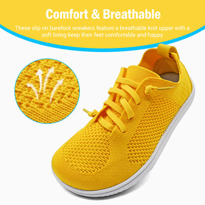 Gran oferta de primavera y verano, zapatillas transpirables de punto con mosca para chico, zapatillas antideslizantes para exteriores, zapatos Descalzos - Product Image 5