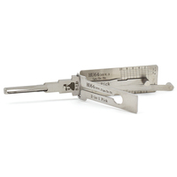 Outil Lishi 2 en 1 HU49 HU46 HU56 HU64 HU66 HU83 HU87 HU92 HU100 HU100(10) HU100R HU101 HU162T(8) Types les plus vendus