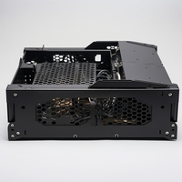 Caja de computadora negra Caja de aluminio Servidor de chapa de metal Montaje en rack y chasis de equipo eléctrico