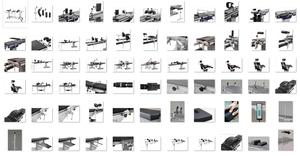 ตัวยึดแบบหนีบยาว SS สำหรับโต๊ะผ่าตัดไฟฟ้าแบบใช้มือ ใช้เป็นอุปกรณ์เสริมสำหรับอะไหล่ของโต๊ะผ่าตัด - Product Image 6