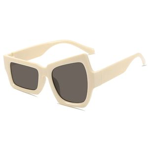 2023 rétro moderne <span class=keywords><strong>roman</strong></span> Design forme irrégulière lunettes de <span class=keywords><strong>soleil</strong></span> haute qualité Vintage verre coloré bas prix accessoire de fête - Product Image 5