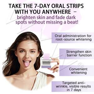 Private Label 7 Dagen Whitening Mondstrips Beauty Huidverlichtende Supplement Collageen Mondoplosbare <span class=keywords><strong>Strips</strong></span> - Product Image 4