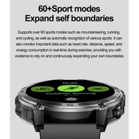 Nuevo Reloj Inteligente Deportivo HK08 con GPS, Llamadas Bluetooth, Brújula, Asistente de Voz con IA, Calendario, Resistencia Extrema e Impermeable para Hombre