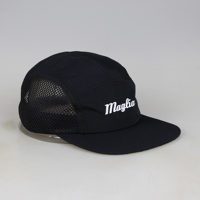 OEM Chapeau de course en maille respirante personnalisé Chapeaux de camping-car imperméables à bord plat en nylon à 5 panneaux