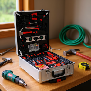 Juego de Herramientas para Reparaciones del Hogar Silver, 899 Piezas, Estuche Rígido con Llaves Combinadas para Mantenimiento del Hogar - Product Image 2