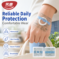 Pansement adhésif transparent réutilisable en gel de silicone et film PU de qualité médicale, doux pour la peau, certifié CE, pour usage domestique