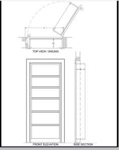 Bisagra de <span class=keywords><strong>Puerta</strong></span> de Estantería Oculta Personalizada, Invisible, Habitación de Pánico, Murphy, <span class=keywords><strong>Puerta</strong></span> Oculta - Product Image 6