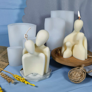 Molde <span class=keywords><strong>de</strong></span> silicona epoxi para hacer velas, forma <span class=keywords><strong>de</strong></span> retrato 3D creativo para hombres y mujeres, decoración <span class=keywords><strong>de</strong></span> velas aromáticas DIY - Product Image 2
