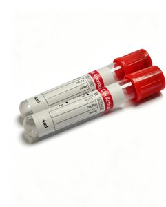 Provetta per Raccolta Sangue in Vetro PET Monouso con Tappo Rosso Antiperdita, Attivatore del Coagulo, 2-10ml 13*75mm per Uso Laboratorio - Product Image 3