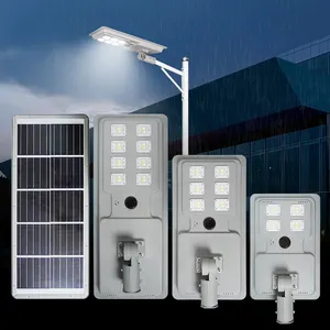 Outdoor Waterproof Ip65 Street Lamp Lighting Road 30w 40w 60w Smd All In 1 Integrated Led Solar Street Light
