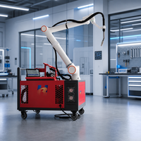 Robot de soudage collaboratif à 6 axes, charge utile de 10 kg, fonctionnement continu 24h/24, cobot de soudage industriel pour la soudure de l'acier inoxydable