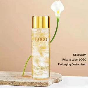 Marque privée en gros hydratant anti-âge pur naturel absolu or 24k pétale d'or tonique pour le visage - Product Image 6