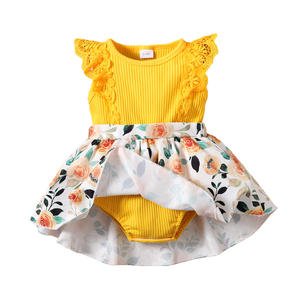 Vêtements pour bébés de haute qualité, robes pour bébés nouveau-nés, robes en tricot pour bébés filles, été - Product Image 6