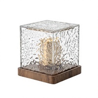 Projecteur d'aurore rechargeable, veilleuse rotative à effet d'ondes aquatiques et de flamme, lampe d'ambiance LED RGB avec télécommande, intensité réglable, pour la décoration de la maison et des pièces