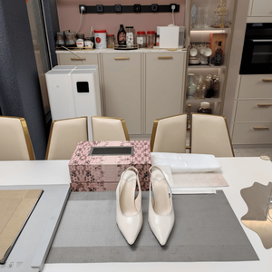 Zapatos de Tacón Jimmy para Mujer, Modernos, con Punta en Pico, Diseño Slingback, Elegantes, sin Talón, Ideales para Fiestas Nocturnas y Citas - Product Image 3