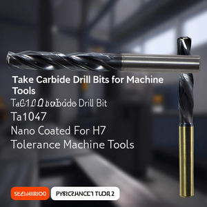 Foret en carbure Ttake Ta1047 avec revêtement nano pour machines-outils à tolérance H7 - Product Image 3