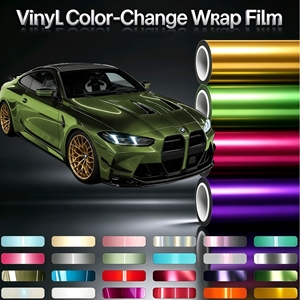 Film de protection de voiture en vinyle ultra brillant, série verte, 1,52 x 17 m, rouleau de protection de véhicule super brillant, vinyle pour voiture - Product Image 1