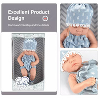 Poupée Bébé Reborn Réaliste 31CM en Vinyle Souple, Jouet Nouveau-né Endormi Ultra-réaliste, Poupée Bébé Mignonne de 12 Pouces pour Cadeau Enfant