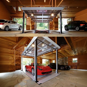 Elevador Hidráulico para Estacionamiento de Autos, Elevador de Autos Estacionario para Garaje Subterráneo, Elevador de Autos de Doble Plataforma con Certificación CE ISO - Product Image 5