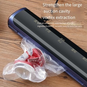 Machine à sceller sous vide multifonctionnelle à écran tactile portable et étanche avec 10 sacs sous vide scellés pour les aliments. - Product Image 3