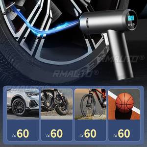 12V <b>Car</b> Air Pump Wireless/Wired Electric <b>Car</b> Tire <b>Inflatable</b> Pump Portable Air Compressor for Tires Digital Auto Tire Inflator - Product Image 6