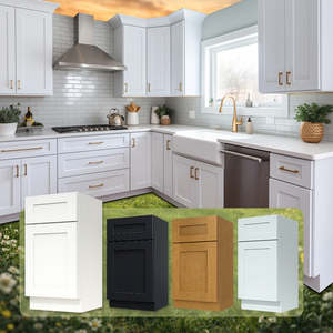 Gabinetes de Cocina Americanos Disponibles para Entrega Rápida |   Mueble de Cocina Moderno |   Gabinetes de cocina RTA para construcción de edificios - Product Image 1