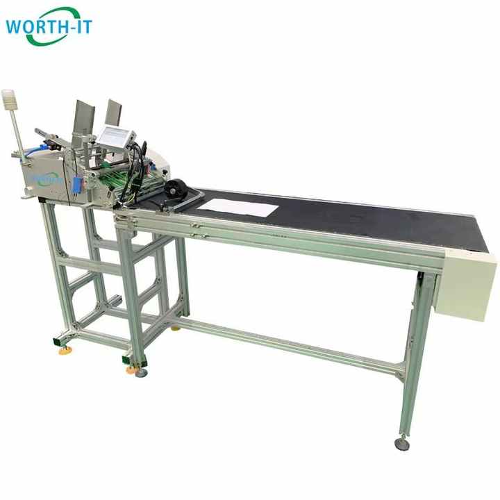 Auto Offline System Eliminates Manual Hand Counting Label Friction Feeder Batch Counter Feeding Instructions to Box Package