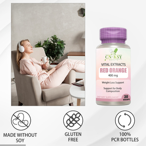 Capsule Premium di Estratto di <span class=keywords><strong>Arancia</strong></span> Rossa per il Supporto alla Perdita di Peso e alla Composizione Corporea, Formula Naturale di Citrus Sinensis - Product Image 5