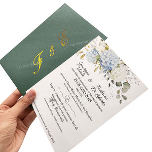 Free Design Personalized Custom Environmentally Friendly Paper Wedding Invitation Set <strong>Card</strong> With Envelope - Product Image 6
