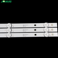 Lámpara LED de Barra JY-814 MS-L2141 V1 para TV E Mer Sun de 43 Pulgadas, Repuestos M43D SH-39B 4365 MC-39B 4510D G43DFHDS8-BF 824MM, 8 Bombillas 3V