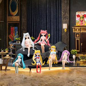 Vendita calda in plastica giapponese marinaio luna ragazza <span class=keywords><strong>Anime</strong></span> figure popolari ODM PVC cartone animato bambole 6 tipi modello giocattolo in scatola di imballaggio - Product Image 3