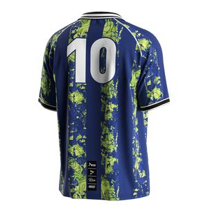 Camiseta de Fútbol de Club con Cuello Polo en V, Tejido de Secado Rápido y Espacios para Gráficos Personalizados para la Identidad del Equipo Durante Partidos de Liga - Product Image 3