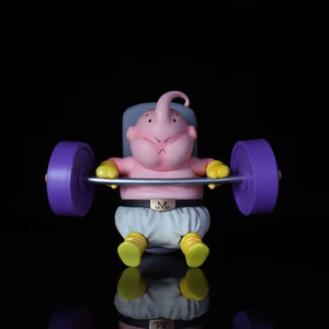 Figura de PVC de Anime Japonés DBZ, Bola de Juguete de Dibujos Animados Kawaii de 15CM, Dragón Majin Buu <span class=keywords><strong>con</strong></span> Levitación Magnética, Versión Q Gorda - Product Image 5