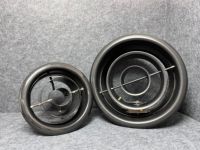 Diffuseur de jet d'air cylindrique en aluminium décoratif à anneau, à température contrôlée, pour système de ventilation CVC de haute qualité