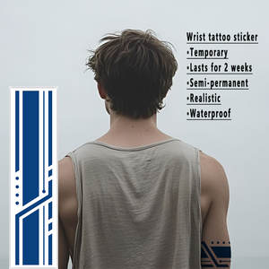 Tatuaje Temporal de Brazo, Diseño Realista, Resistente al Agua, Semipermanente, <span class=keywords><strong>para</strong></span> <span class=keywords><strong>Hombre</strong></span>, Venta al por Mayor - Product Image 1