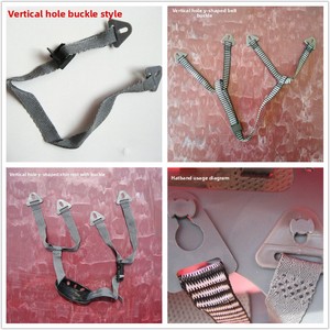 خوذة سلامة للبناء، قبعة صلبة بحزام ذقن على شكل حرف T، طراز غير مشقوق AQMD مع 4 نقاط تعليق - Product Image 3