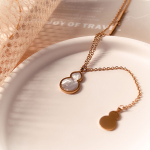 Collar con Colgante de Corazón de Acero Inoxidable con Baño de Oro de 18K, Engaste de Bisel, Joyería de Fiesta, Estilo Clavícula para Mujer - Product Image 3