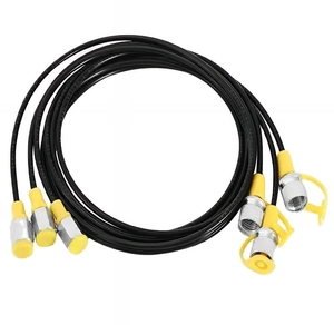 Manguera de prueba de alta presión 5000 PSI Acero inoxidable trenzado para manómetros y equipos de diagnóstico ISO 1436 - Product Image 4