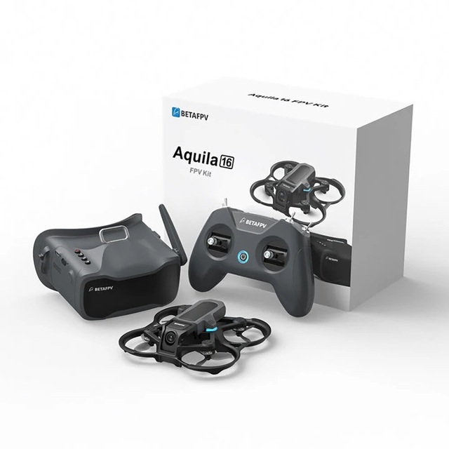 BetaFPV Aquila16 RTF 86mm 1S Whoop Racing Drone ELRS 2.4G with FPV Goggles for Beginner Metal 6-12y F690