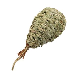 Nido de pájaro natural para mascotas, nido de cría de canarios, Mini <span class=keywords><strong>jaula</strong></span> de paja para pájaros - Product Image 4