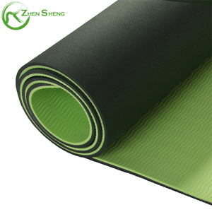 Tapete de Yoga Personalizable Zhensheng de <span class=keywords><strong>TPE</strong></span> - OEM/ODM Disponible para Logotipo, Color y Grosor (4/5/6/8/10 mm), Premium y Ecológico - Product Image 1