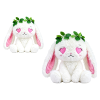 Peluche Ours Brun Doux avec Nœud Rouge et Grands Yeux Noirs – Adorable Jouet en Peluche Kawaii pour Enfants – Idéal comme Cadeau