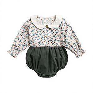 Sanlutoz – body princesse pour nouveau-né fille, manches longues, en coton tissé doux, vêtements d'automne mignons pour bébé - Product Image 1