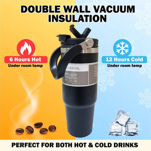 <span class=keywords><strong>Taza</strong></span> Térmica de Acero Inoxidable de 30 oz con Asa, Termo para Exteriores, <span class=keywords><strong>Taza</strong></span> Aislada, Éxito de Ventas al por Mayor en EE. UU. - Product Image 3