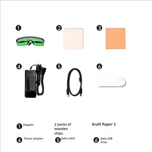 名刺、銘板、販促品用デスクトップレーザー彫刻機 ミニレーザー彫刻機 - Product Image 4