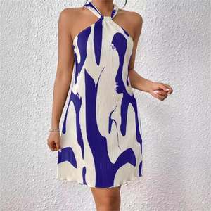 Nouveau printemps et été imprimé sexy hors épaule à lacets lâche femmes robe dames - Product Image 1