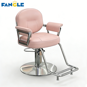 Chaise <span class=keywords><strong>de</strong></span> Barbier <span class=keywords><strong>de</strong></span> Luxe en Acier Inoxydable, Chaise <span class=keywords><strong>de</strong></span> Coiffeur en Cuir Synthétique pour Salon <span class=keywords><strong>de</strong></span> Coiffure, Chaise <span class=keywords><strong>de</strong></span> Coiffage et <span class=keywords><strong>de</strong></span> Coupe - Product Image 5