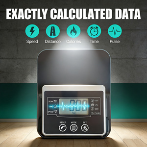 Vélo <span class=keywords><strong>elliptique</strong></span> magnétique manuel d'intérieur, équipement de fitness avec écran LCD et volant d'inertie interne de 5 kg - Product Image 5