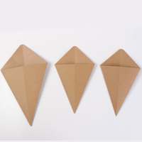 Boîte conique pour chips, poulet frit, pop-corn, rouleaux d'œufs, gaufres, gâteaux, emballage alimentaire de qualité alimentaire, résistant à la graisse